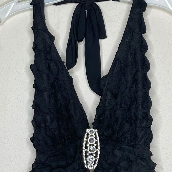 Lipstick Halter Top Black - Picture 6 of 8
